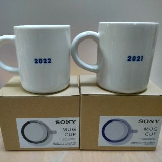 ソニー(SONY)のSONYマグカップ　2個セット(2021年.2022年)(アート/エンタメ/ホビー)