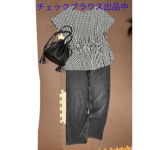 H&M(エイチアンドエム)のH&M  ブラックデニム レディースのパンツ(デニム/ジーンズ)の商品写真