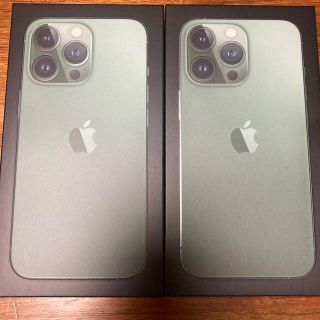 アイフォーン(iPhone)のiPhone 13 Pro  128GB  アルパイングリーン　SIMフリー(スマートフォン本体)