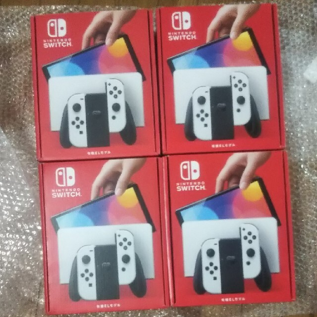 N S - 新品、未使用 任天堂S有機ELホワイト×4の通販 by はる