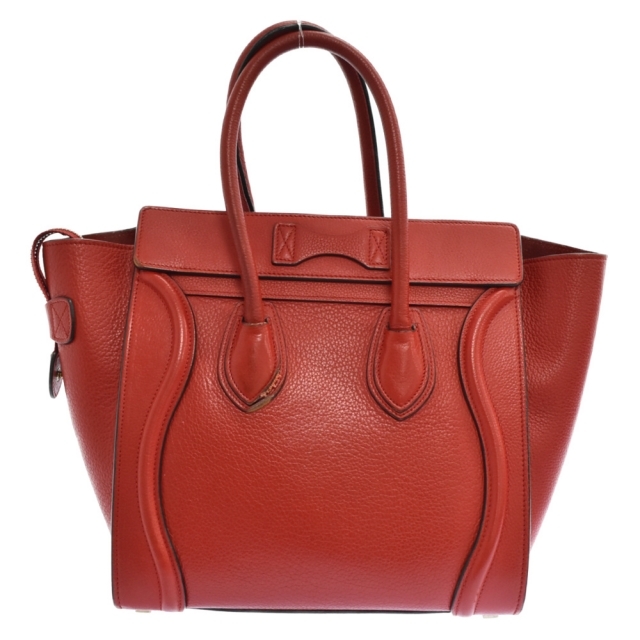 CELINE セリーヌ ラゲージ ショッパー ミニ レザー ハンド バッグ