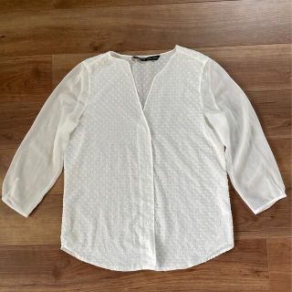 ザラ(ZARA)のZARA BASIC ブラウス　七分丈(シャツ/ブラウス(長袖/七分))