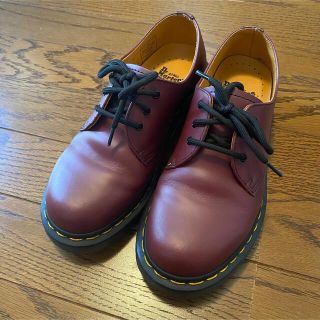 ドクターマーチン(Dr.Martens)のドクターマーチン 3ホール　チェリーレッド(ローファー/革靴)