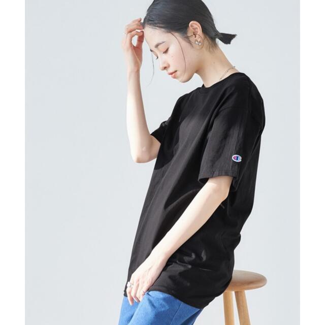 Champion(チャンピオン)の【新品】Tシャツ Champion チャンピオン オーバーサイズ コットン ロゴ レディースのトップス(Tシャツ(半袖/袖なし))の商品写真