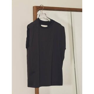 トゥデイフル(TODAYFUL)のPuff Shoulder Tanktop 黒(タンクトップ)