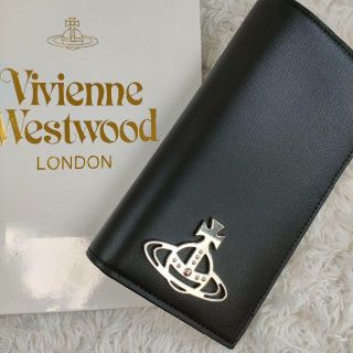 ヴィヴィアンウエストウッド(Vivienne Westwood)の未使用✨ヴィヴィアンウエストウッド 長財布 KENT LONG WALLET 黒(財布)