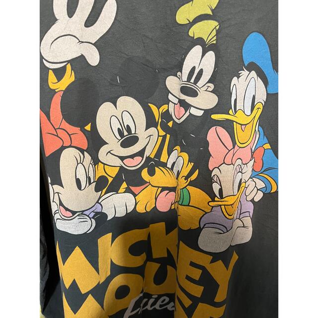 Disney ヴィンテージTシャツ　ディズニー　黒　墨黒 メンズのトップス(Tシャツ/カットソー(半袖/袖なし))の商品写真