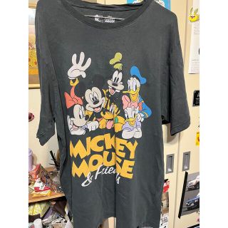 Disney ヴィンテージTシャツ　ディズニー　黒　墨黒(Tシャツ/カットソー(半袖/袖なし))