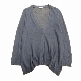 ブルネロクチネリ(BRUNELLO CUCINELLI)の美品 ブルネロクチネリ BRUNELLO CUCINELLI スパンコールニット(カーディガン)