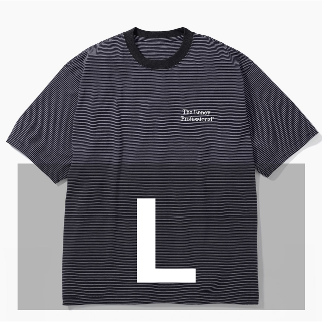 ENNOYエンノイennoy L/S Border T-Shirt (BLACK × WHITE) - Tシャツ