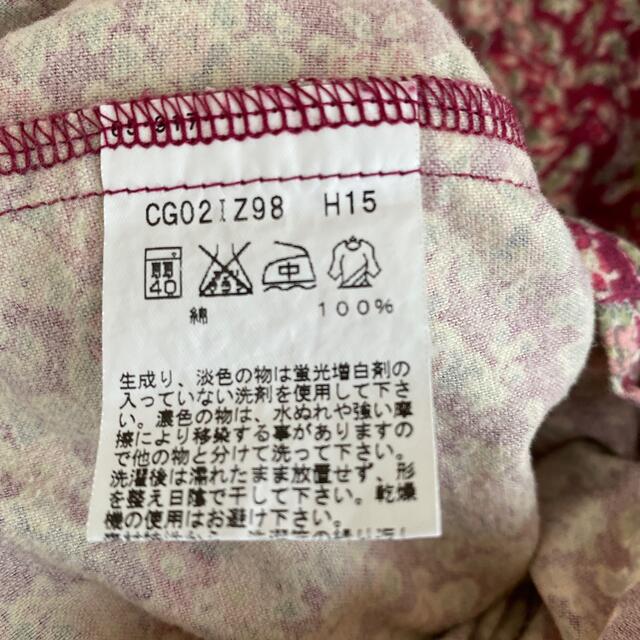 agnes b.(アニエスベー)のキッズ　ワンピース　花柄　ノースリーブ　100〜120 キッズ/ベビー/マタニティのキッズ服女の子用(90cm~)(ワンピース)の商品写真