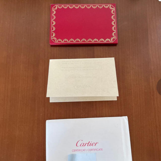 Cartier(カルティエ)のカルティエ　保証書ホルダー　購入先　香港　ペニンシュラ　カルティエ レディースのアクセサリー(リング(指輪))の商品写真