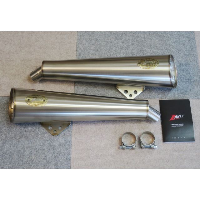新品★イタリア Zard製 トライアンフ サンダーバード スリップオンマフラーパーツ