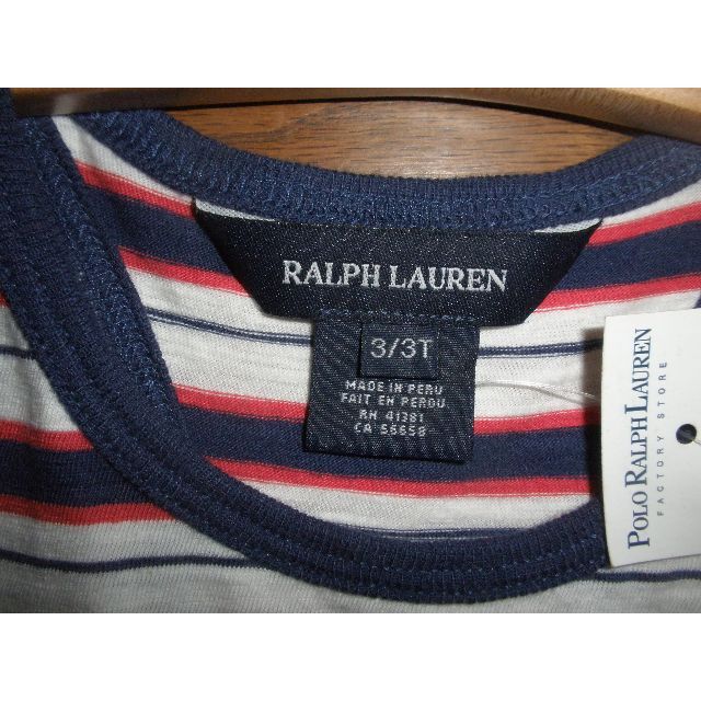 POLO RALPH LAUREN(ポロラルフローレン)の【新品】Ralph Lauren　タンクトップ　１００ｃｍ キッズ/ベビー/マタニティのキッズ服女の子用(90cm~)(Tシャツ/カットソー)の商品写真