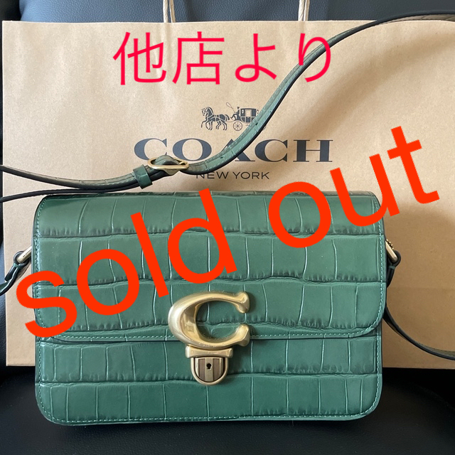 本日限定価格★8万円のお品物COACHクロコショルダーバッグ