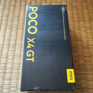 アンドロイド(ANDROID)の【新品】Xiaomi POCO X4 GT グローバル版(スマートフォン本体)