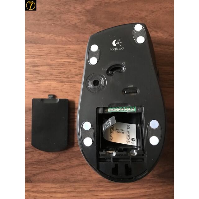 Logicool ロジクール MX-620 コードレスレーザーマウス おまけ付き スマホ/家電/カメラのPC/タブレット(PC周辺機器)の商品写真