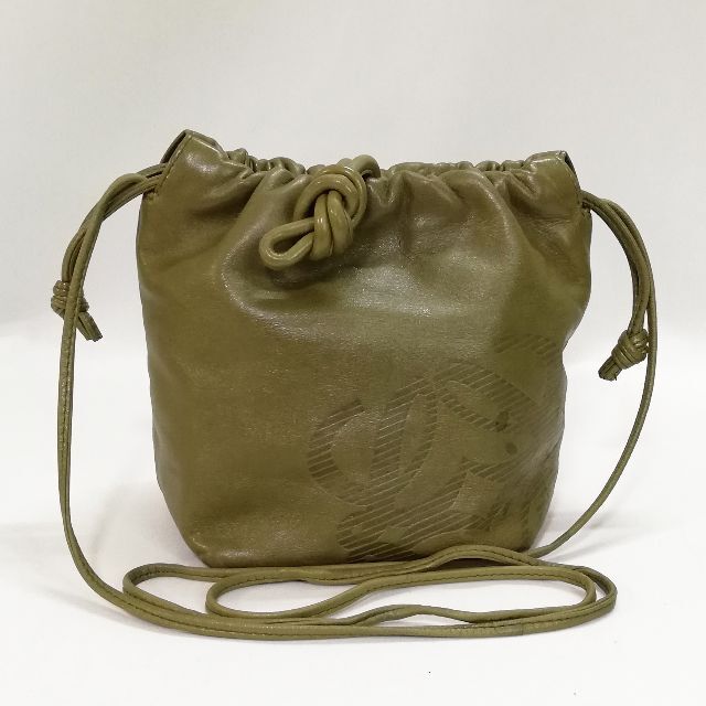 良品 ロエベ LOEWE ナッパレザー ショルダーバッグ