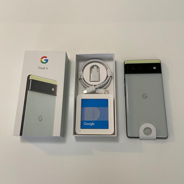 Google Pixel6 128GB  SortaSeafoam 新品未使用スマホ