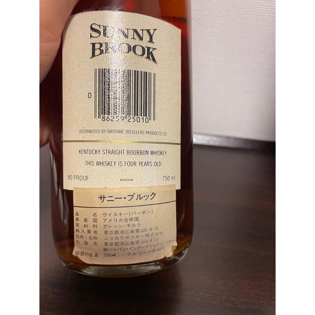 sunny brook サニーブルック ケンタッキーバーボン4年 ウィスキー特級