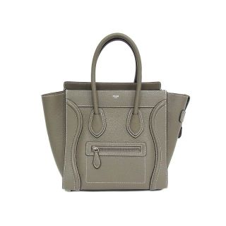 セリーヌ(celine)のセリーヌ　ハンドバッグ　167793 ラゲージ マイクロショッパー　グレージュ(ハンドバッグ)