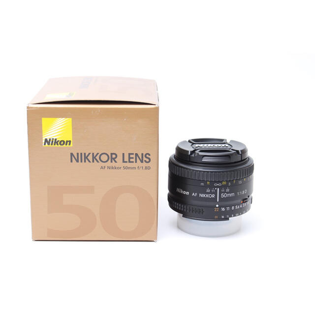 ✨新品未使用❣️ニコン Nikon AF 50mm F 1.8 D  単焦点レンズ(単焦点)