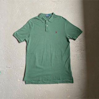 ポロラルフローレン(POLO RALPH LAUREN)の90s ポロラルフローレン ポロシャツ L グリーン(ポロシャツ)