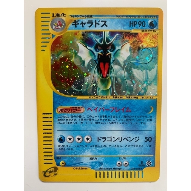 逸品】 ポケモンカードe ギャラドス 027 088 1st Edition