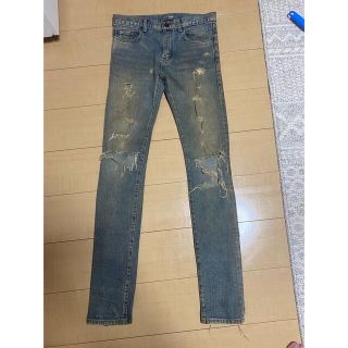 サンローラン(Saint Laurent)のサンローランパリ 13aw デストロイデニム(デニム/ジーンズ)