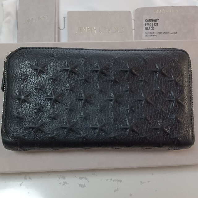 JIMMY CHOO(ジミーチュウ)のJIMMY CHOO 黒 長財布しゅ〜ん様専用 メンズのファッション小物(長財布)の商品写真