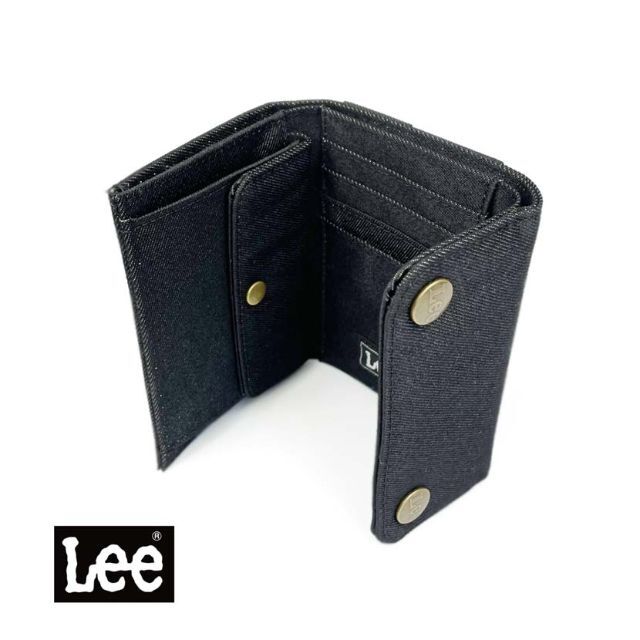 Lee(リー)のLee　コーデュラ　ナイロンデニム　三つ折り財布　ネイビー メンズのファッション小物(折り財布)の商品写真