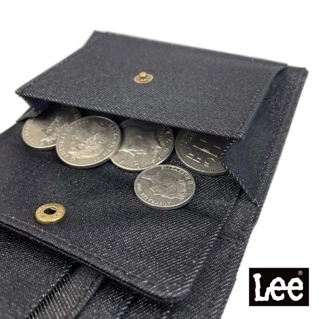 Lee(リー)のLee　コーデュラ　ナイロンデニム　三つ折り財布　ネイビー メンズのファッション小物(折り財布)の商品写真