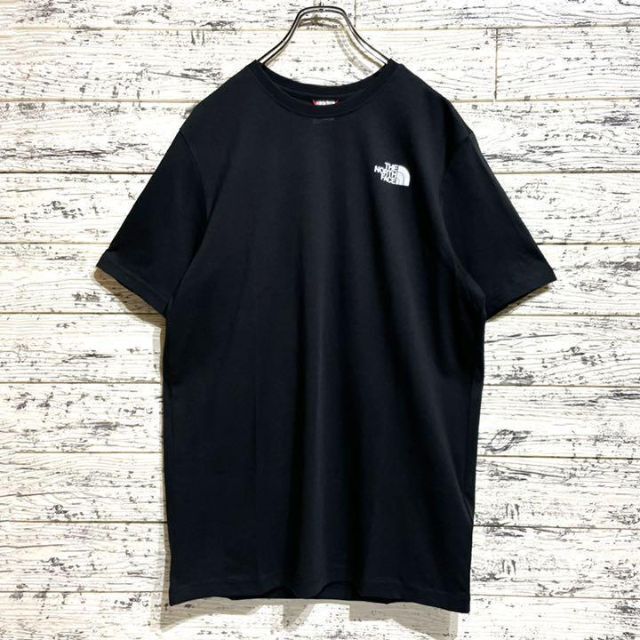 THE NORTH FACE(ザノースフェイス)の【未使用】ノースフェイス レッド ボックス ロゴ プリント Tシャツ 黒 M メンズのトップス(Tシャツ/カットソー(半袖/袖なし))の商品写真