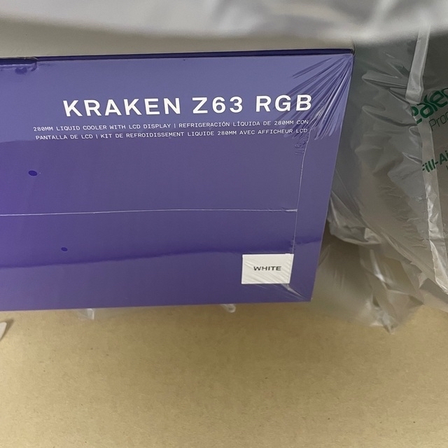 【新品未開封】NZXT KRAKEN Z63 RGB White 280mm スマホ/家電/カメラのPC/タブレット(PCパーツ)の商品写真