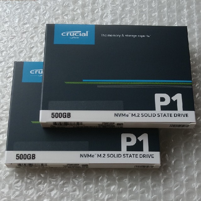 m.2 SSD 500G × 2個セット（新品未開封）