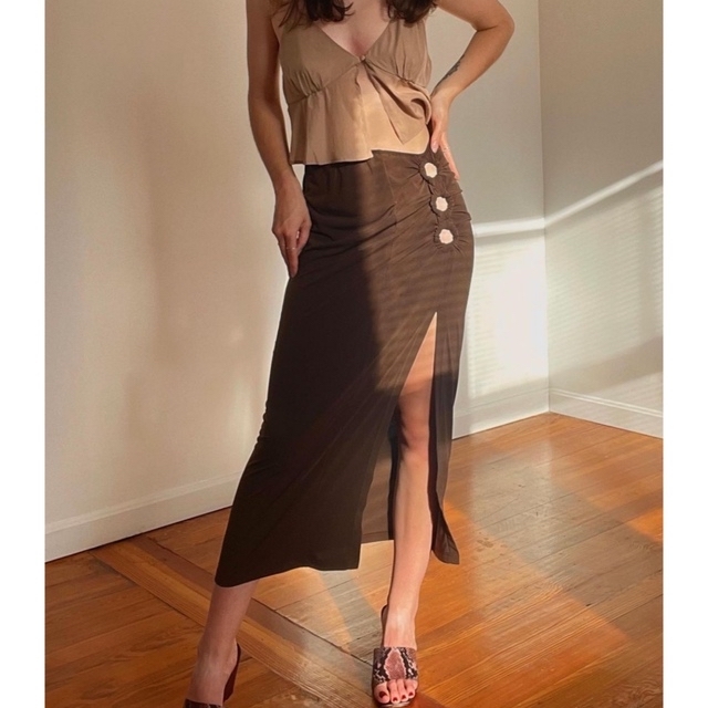 EDIT.FOR LULU(エディットフォールル)の【新品タグ付き】Musier Paris Adriana Skirt レディースのスカート(ロングスカート)の商品写真