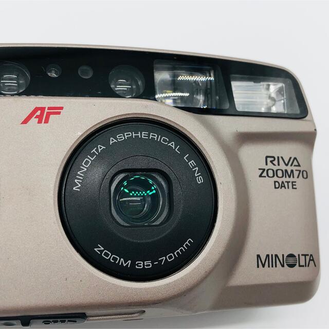 KONICA MINOLTA(コニカミノルタ)の【完動品】 MINOLTA RIVA zoom 70 DATA フィルムカメラ スマホ/家電/カメラのカメラ(フィルムカメラ)の商品写真