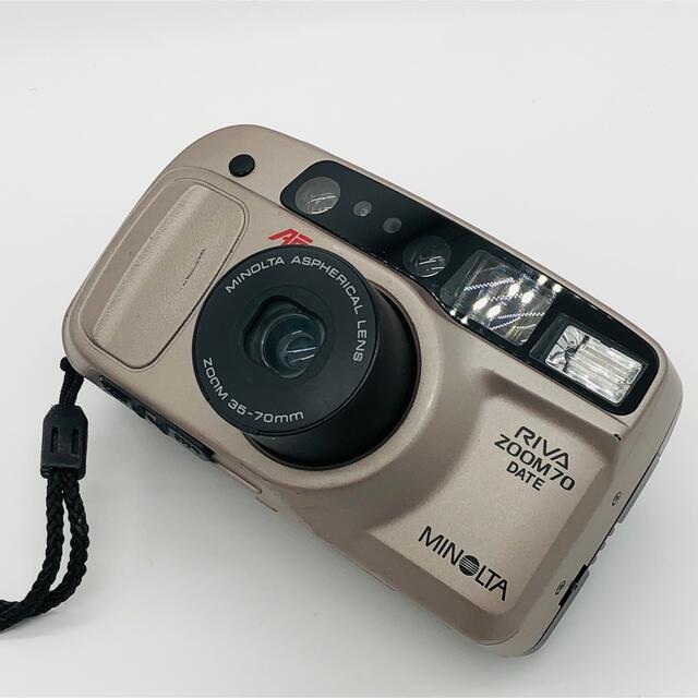 KONICA MINOLTA(コニカミノルタ)の【完動品】 MINOLTA RIVA zoom 70 DATA フィルムカメラ スマホ/家電/カメラのカメラ(フィルムカメラ)の商品写真