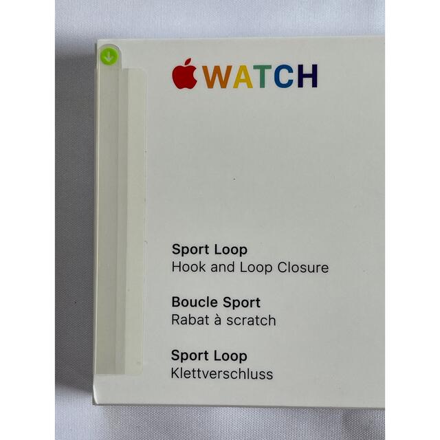 Apple(アップル)の未開封 Apple Watch 41mm プライドエディション スポーツループ スマホ/家電/カメラのスマートフォン/携帯電話(その他)の商品写真