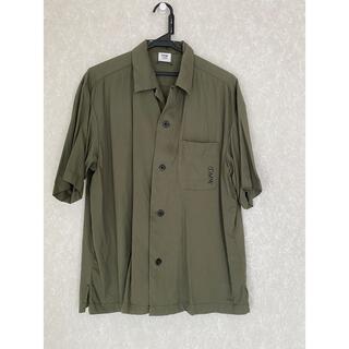 ソフ(SOPH)の送料込み GU ソフsoph. 1MW 半袖オープンカラーシャツ グリーン M(シャツ)