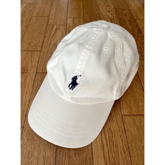 POLO RALPH LAUREN(ポロラルフローレン)のラルフローレン　キャップ　ホワイト レディースの帽子(キャップ)の商品写真