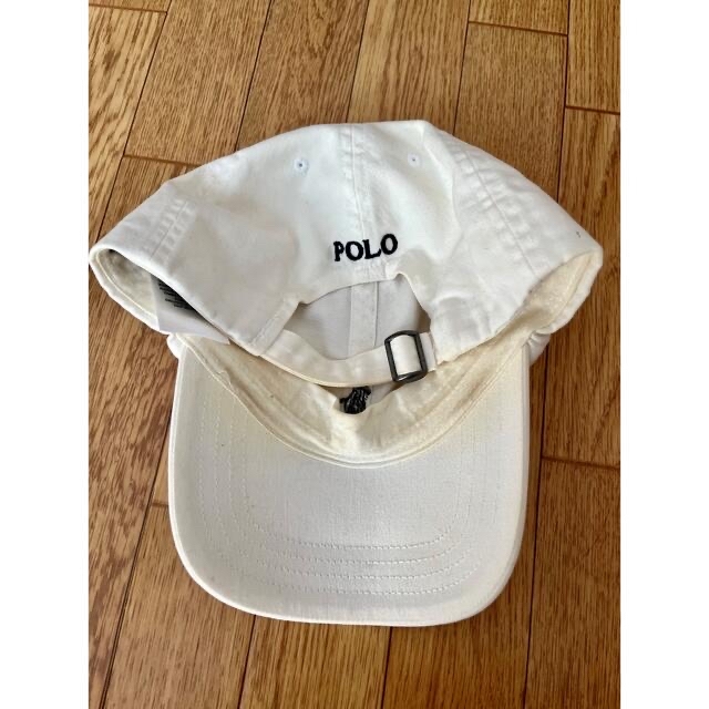 POLO RALPH LAUREN(ポロラルフローレン)のラルフローレン　キャップ　ホワイト レディースの帽子(キャップ)の商品写真