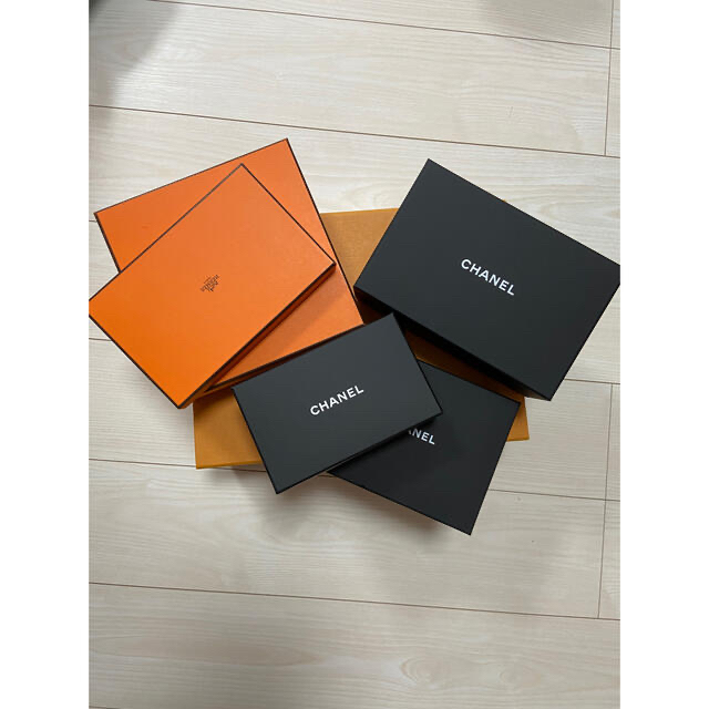 CHANEL、エルメス、ルイヴィトン 空箱 リボンのセット mJWZJPb6XE