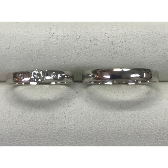 ✨ペアで53,000円✨プラチナPt900/ダイヤモンド・ペアリング☆0.10