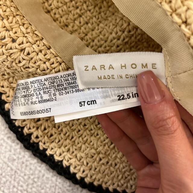 ZARA HOME(ザラホーム)のりんりんりん様専用 レディースの帽子(麦わら帽子/ストローハット)の商品写真