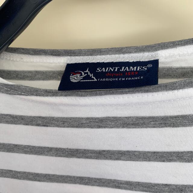 SAINT JAMES(セントジェームス)のセントジェームス　ピリアック　ライトグレー レディースのトップス(Tシャツ(半袖/袖なし))の商品写真
