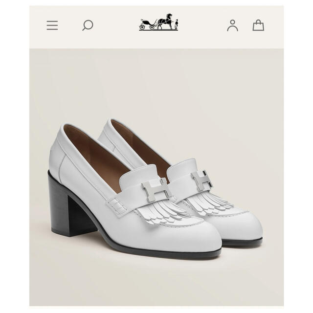 熱い販売 Hermes - 2022 エルメス モカシン エリゼ パンプス