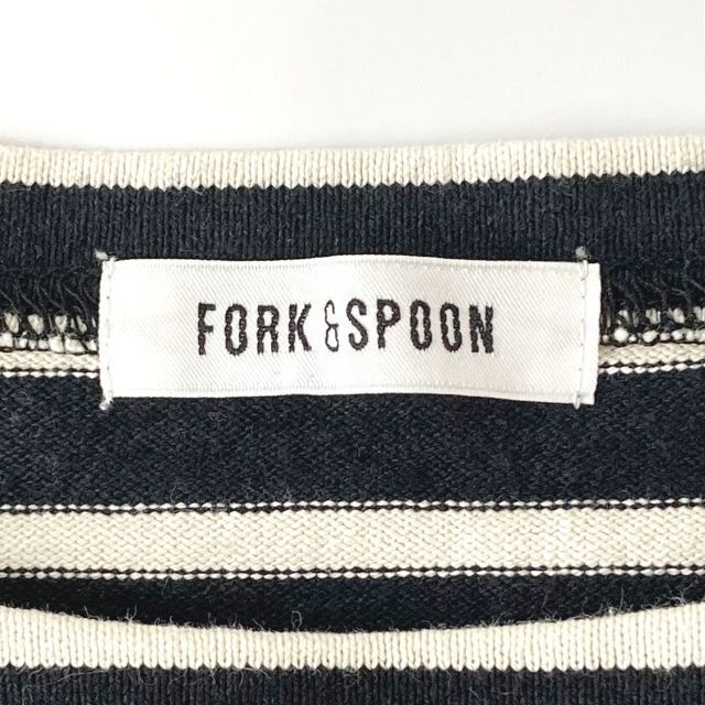 URBAN RESEARCH DOORS(アーバンリサーチドアーズ)のFORK＆SPOON　　　フォークアンドスプーン　　半袖ボートネックボーダー メンズのトップス(Tシャツ/カットソー(半袖/袖なし))の商品写真