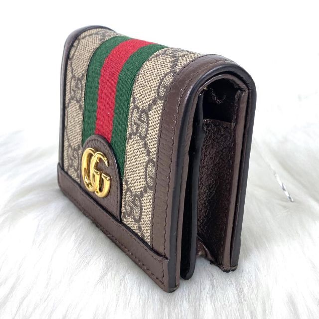 ☆現行品・美品☆GUCCI グッチ 二つ折り財布 オフィディア シェリー