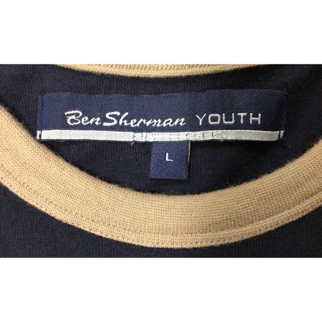 Ben Sherman(ベンシャーマン)のニック様専用★ベンシャーマン 古着 半袖 Tシャツ メンズL ネイビー メンズのトップス(シャツ)の商品写真